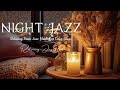 Gentle Sleep Music with Night Ambience - Smooth Tender Piano Jazz & Rainy - Relax, Sleep, Work, ...