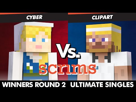 Scrims Showdown 45 - Cyber (Steve) Vs. Clipart (Steve) SSBU Ultimate Tournament
