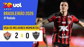 VITÓRIA 2 X 0 ATLÉTICO-MG | MELHORES MOMENTOS | BRASILEIRÃO 2026