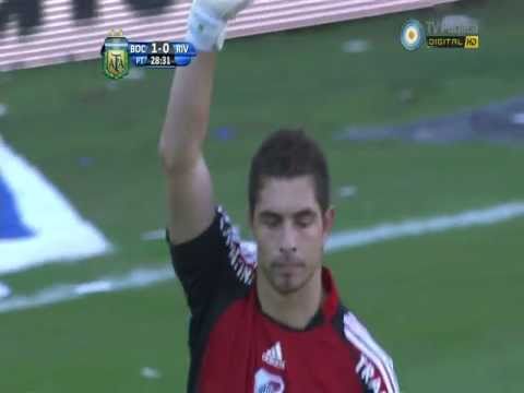 JP Carrizo own goal [Superclasico][HD] Amazing !