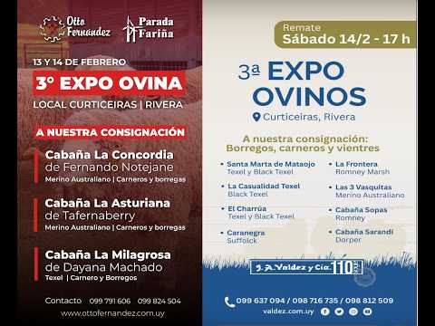 14/2/2026  Rivera - Local Curticeiras - Expo Curticeiras