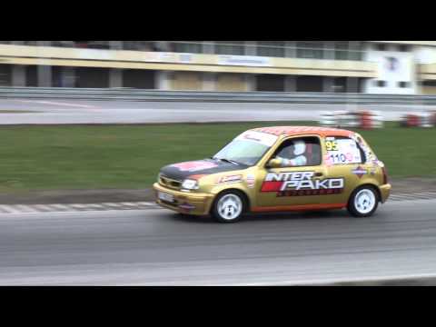 Michał Laskowski - Nissan Micra - SuperOES IV Runda Tor Kielce 20-04-2013