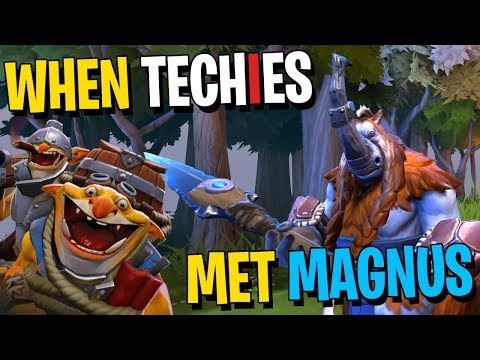 When Techies Met Magnus - DotA 2