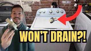 Washer Won't Drain? Easy Drain Pump Replacement (Whirlpool, Maytag, Amana)