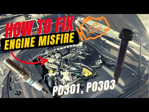 How to Fix Cylinder Misfire on  Lexus IS250 IS350 P0301 P0302 P0303 P0304 P0305 P0306