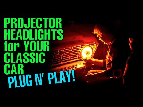 Projector Headlights Install Classic Cars