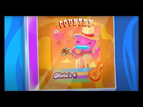 New Music! 🍬 Candy Crush Saga - Sweet Summer Festival Olivia's 4 World Map & collect all orders song