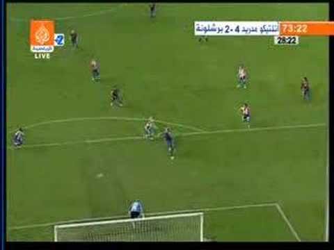 eto' goal in atletico madrid