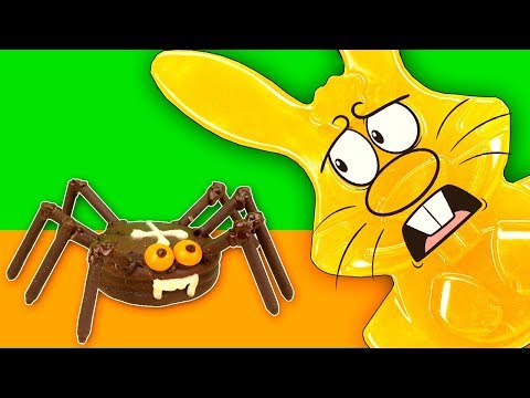 🕷СЛАДКИЙ ПАУК ДЛЯ ЖЕЛЕЙНОГО ЗАЙЦА ХАРИТОНА. ХЕЛЛОУИН