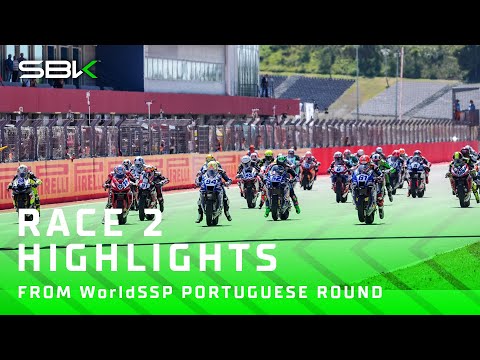 HIGHLIGHTS from #WorldSSP Race 2 at Portimao 🎢 | 2025 #PortugueseWorldSBK 🇵🇹