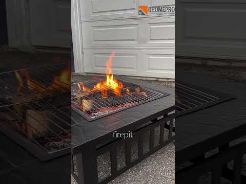 3 in 1 fire pit #firepitsetup #fypシ #patio #firepit #backyard #patiofurniture  #uhomepro