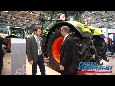 Introducing the New 44” Profi Grip Wheels Mounted on the Claas Axion 950