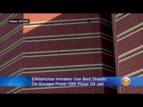 Oklahoma Inmates Use Bed Sheets To Escape From 12th Floor Of Jail, Murder Suspect Still On The Loose