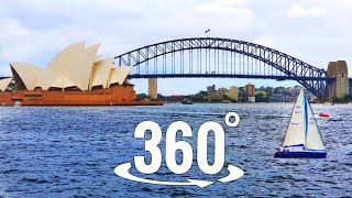 Download lagu 360 VR video Sydney Australia Harbour Bridge Best Sightseeing Fireworks Spot mp3