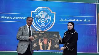 تكريم السيد عميد الكلية التقنية الهندسية  المشاريع الطلابية المتميزة 