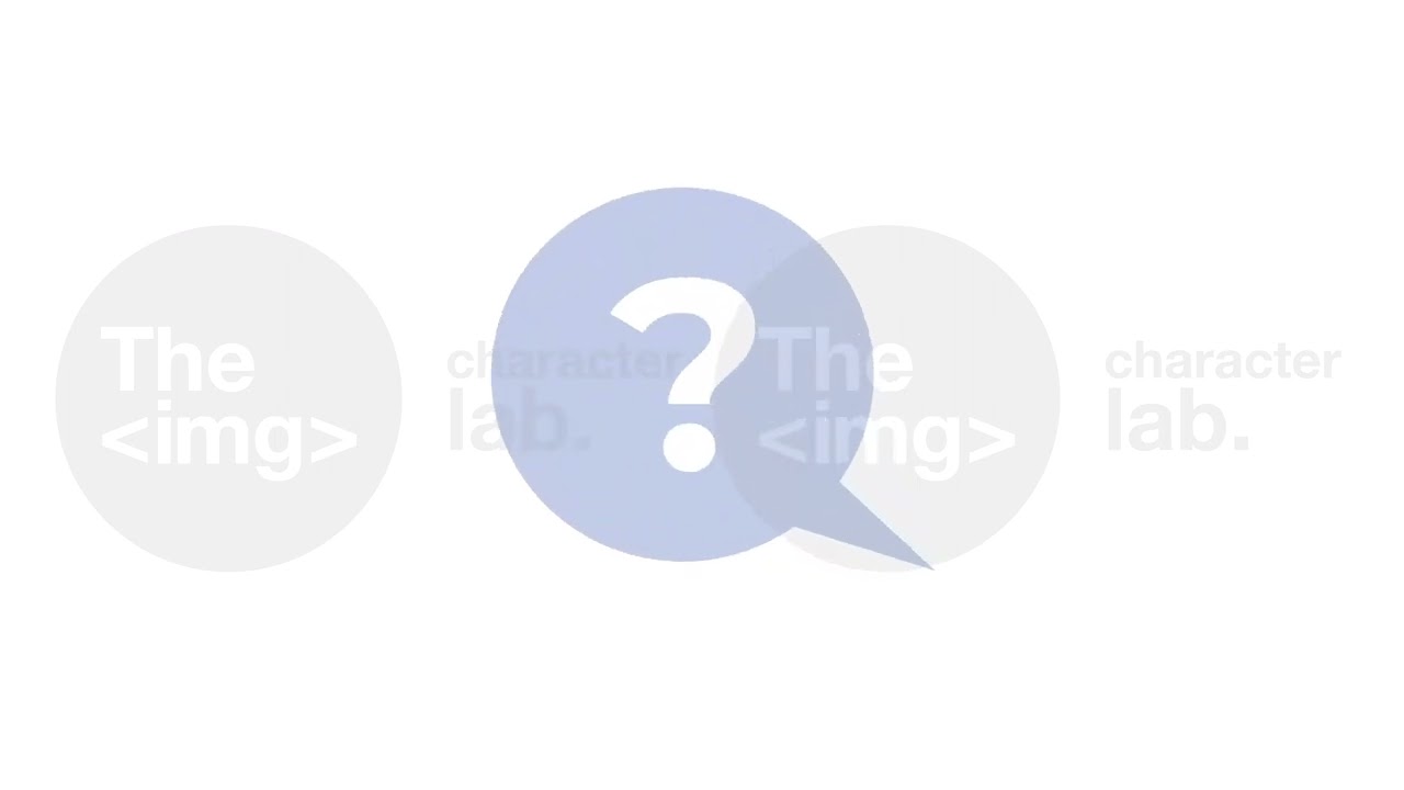 Showing up speech bubble question mark 2D object animation