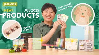 NEW Stationery from July 2025 at JetPens! | New Layered Stamps, Gel Pens, & Fountain Pens! ✨🖋️