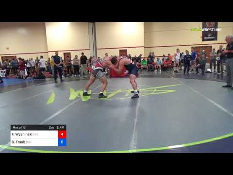 2018 Marine Corps US Open/UWW Junior Freestyle 97 Rnd Of 16 - Frank Wyshinski (LWC) Vs. Gary Traub