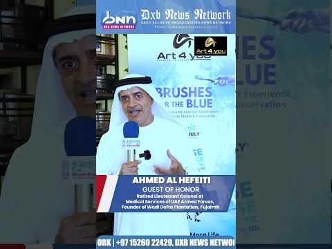 Ahmed Al Heifeiti Joins Dubai’s Art for Ocean Event to Support Life Below Water | DXB NEWS NETWORK