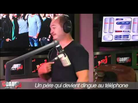 C'Cauet - Un père qui devient dingue au téléphone - 09/09/2011
