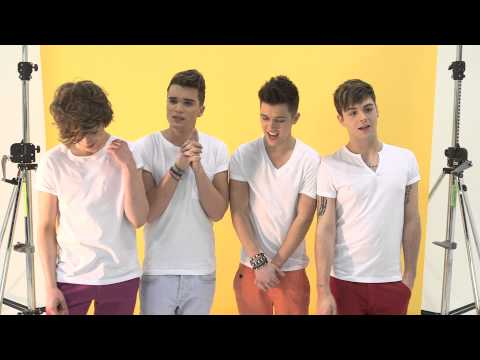 Union J play the 'J' Game on our Exclusive Shoot - Carry you!!