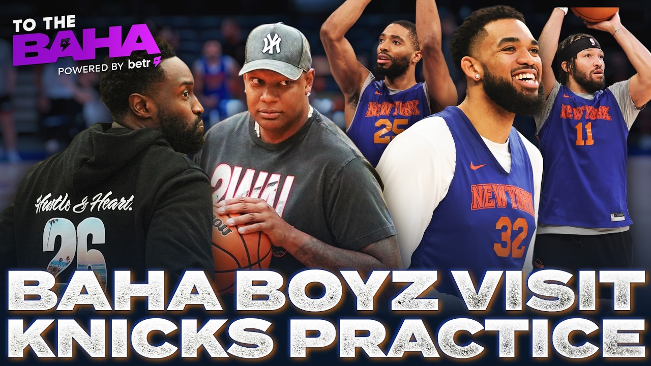 BAHA BOYS go to MSG to visit the Spurs and Knicks practice