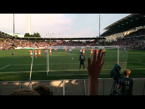HJK vs APOEL FC   Demba Savage penalty goal