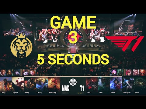 MAD vs T1 Highlights in 5 Seconds