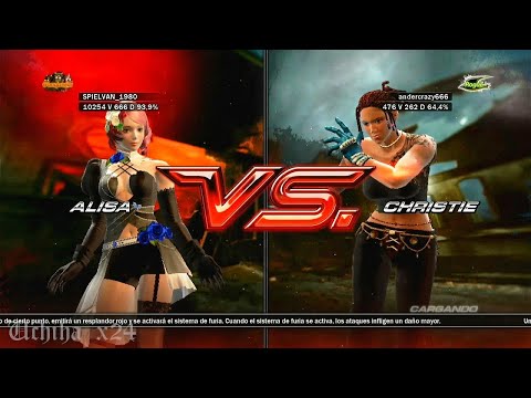 L7 77_2 Alisa (SPIELVAN_1980) vs (andercrazy666) Christie - Tekken 6 ( Uchiha x24) PS3 Online