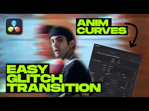 EASY Glitch Transition in Davinci Resolve. FREE GLITCH PACK