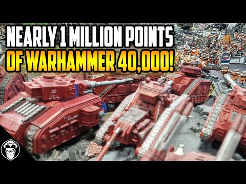Nearly 1 Million Points! So I Ran the BIGGEST Warhammer Apocalypse Event Ever! | Warhammer 40,000