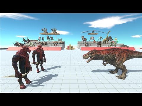 1 Boss vs 2 mini boss Tournament Animal Revolt Battle Simulator