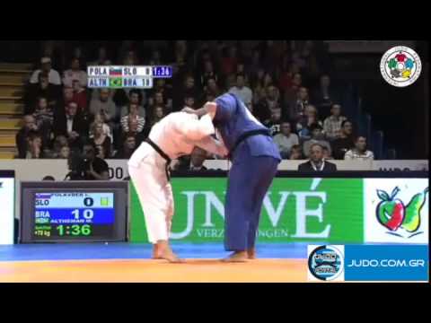 Judo Grand Prix Amsterdam 2011 1/2 Final +78kg POLAVDER (SLO)-ALTHEMAN (BRA)