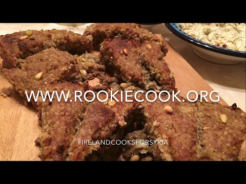 Syrian Kibbeh bin Sanieh with Tahini Sauce