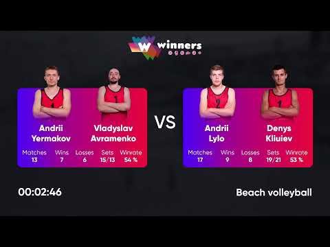 01:40 A. Yermakov / V. Avramenko - A. Lylo / D. Kliuiev 03.05.2023 | Winners Beach Volleyball