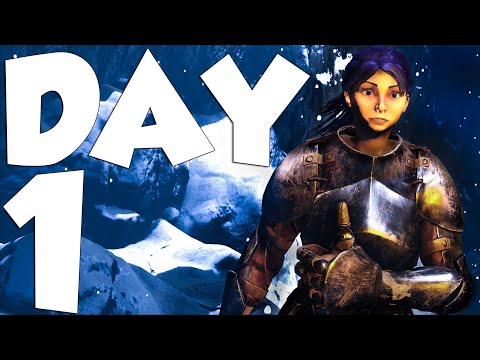 I Built the NEW Ice Cave SOLO - ARK PvP