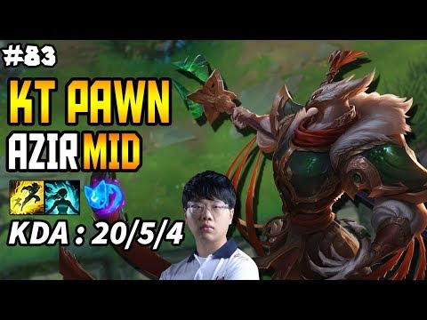 KT Pawn Azir vs Twisted Fate MID - Ranked Challenger Korea