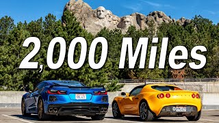 Lotus and Corvette on 2,000 mile Adventure! - Rushmore, Rockets, and Roads | Everyday Driver