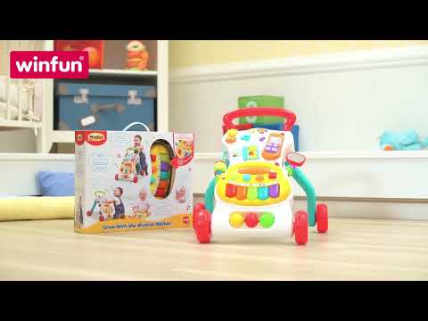 Winfun Grow With Me Musical Walker Detachable Piano Keyboard