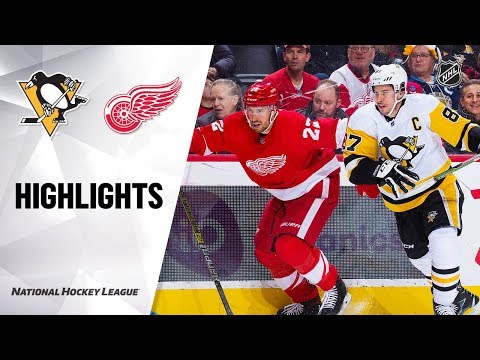 NHL Highlights | Penguins @ Red Wings 1/17/20