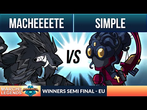 Macheeeete vs simpLe - Winners Semi Final - March Of Legends EU 1v1