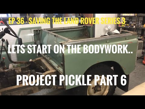 Land Rover Series 3 Restoration - part 6 of Project Pickle the 1976 88” we're starting on the tub.