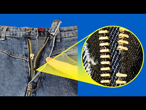 Fix Your Broken Jeans Zipper in 2 Minutes!