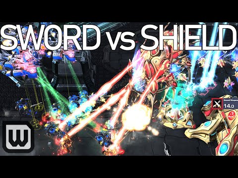 Starcraft 2: SWORD TERRAN  vs THE SHIELD OF AIUR (Clem vs Stats)