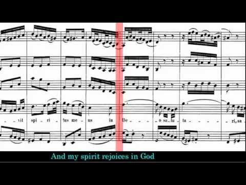 BWV 243 - Magnificat (Scrolling Score)