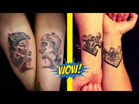 Black Couple Matching Tattoos