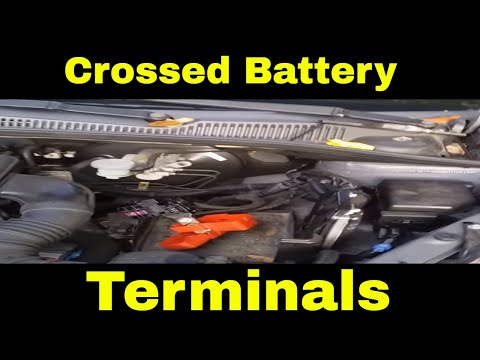How to fix the damage when you cross the battery terminals in a modern car