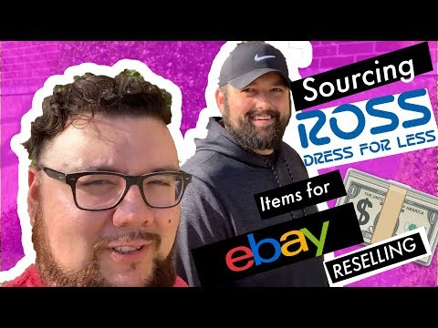Finding items at Ross to resell on Ebay.