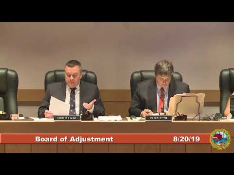 Board of Adjustment 8.20.19