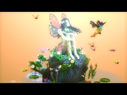 Spring Awakening | Fairy Organic | Minecraft Build Timelapse
